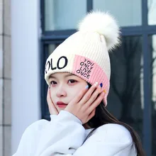 Зимние вязаные шапки, женская теплая шерстяная шапка, одноцветная женская уличная шапка s, утолщенная Мягкая шерстяная шапка в полоску, вязаная ветрозащитная шапка 10,23