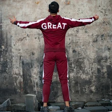 Костюм из 2 предметов, спортивный костюм, мужские куртки, мужская спортивная одежда, толстовки, толстовка, штаны, толстовки и толстовки, мужской комплект