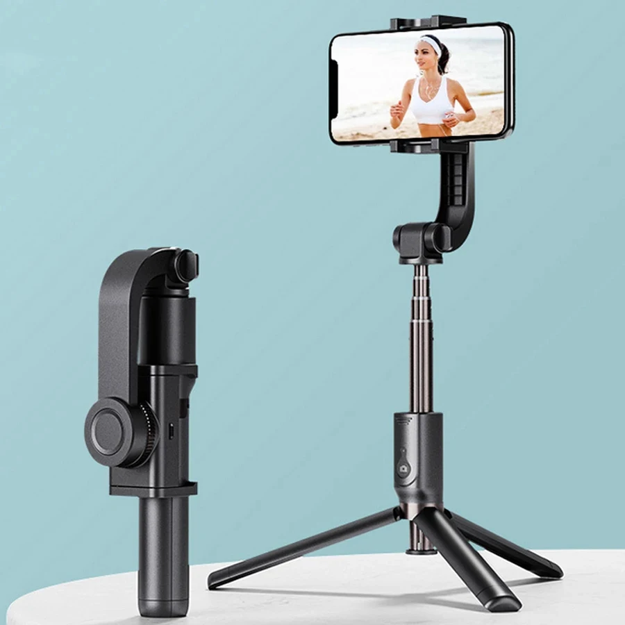 

Scalable Mobile Tripod Automatic Balanced Gimbal Stabilizer Smartphone Selfie Stick Wireless Bluetooth Control For iPhone/Xiaomi