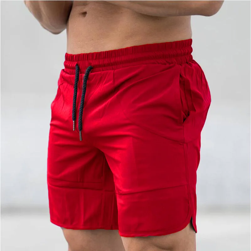 Mens Mesh Bodybuilding Training Fashion Brand Workout Gym Breathable Muscle Fitness Running Comfortable Plus Size Sports Shorts