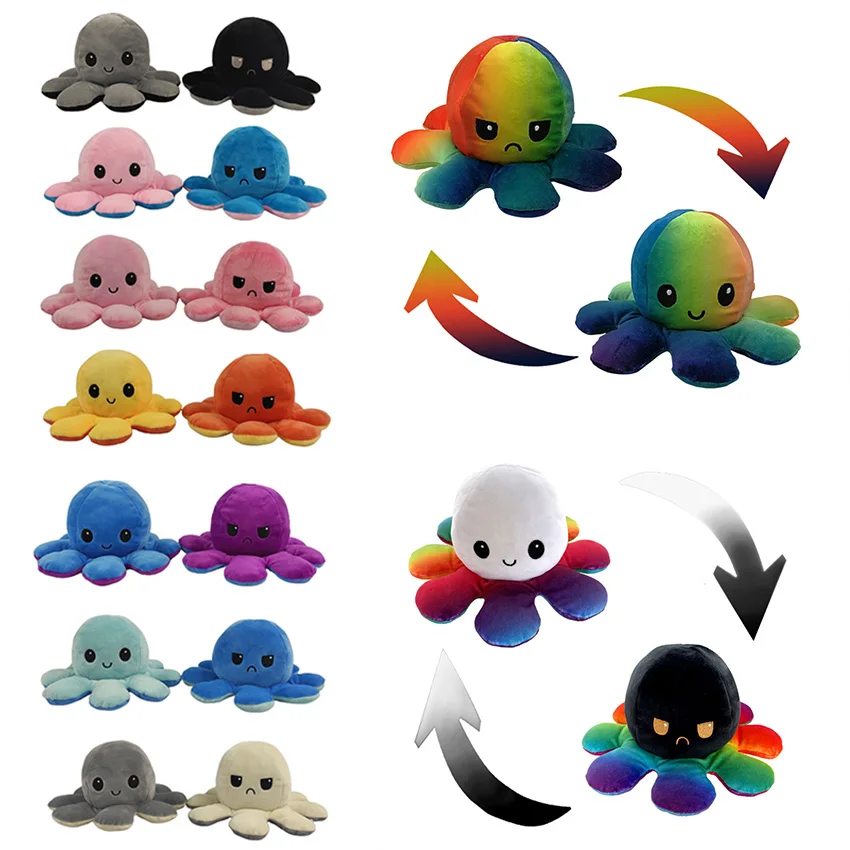 

Octopus Plush Toys Stuffed Toy Soft Simulation Octopus Pillow Home Decoration Accessories Cute Doll for Children Gifts