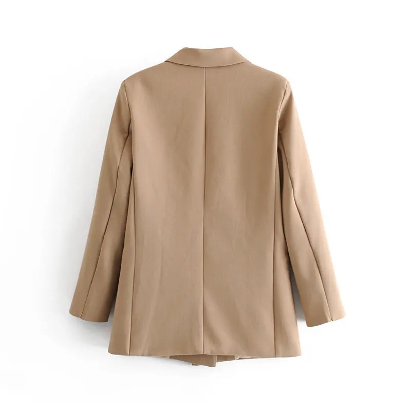 

2019 Spring And Summer New Style Ozhouzhan Double Breasted Coat WOMEN'S Suit Jacket DFT27373