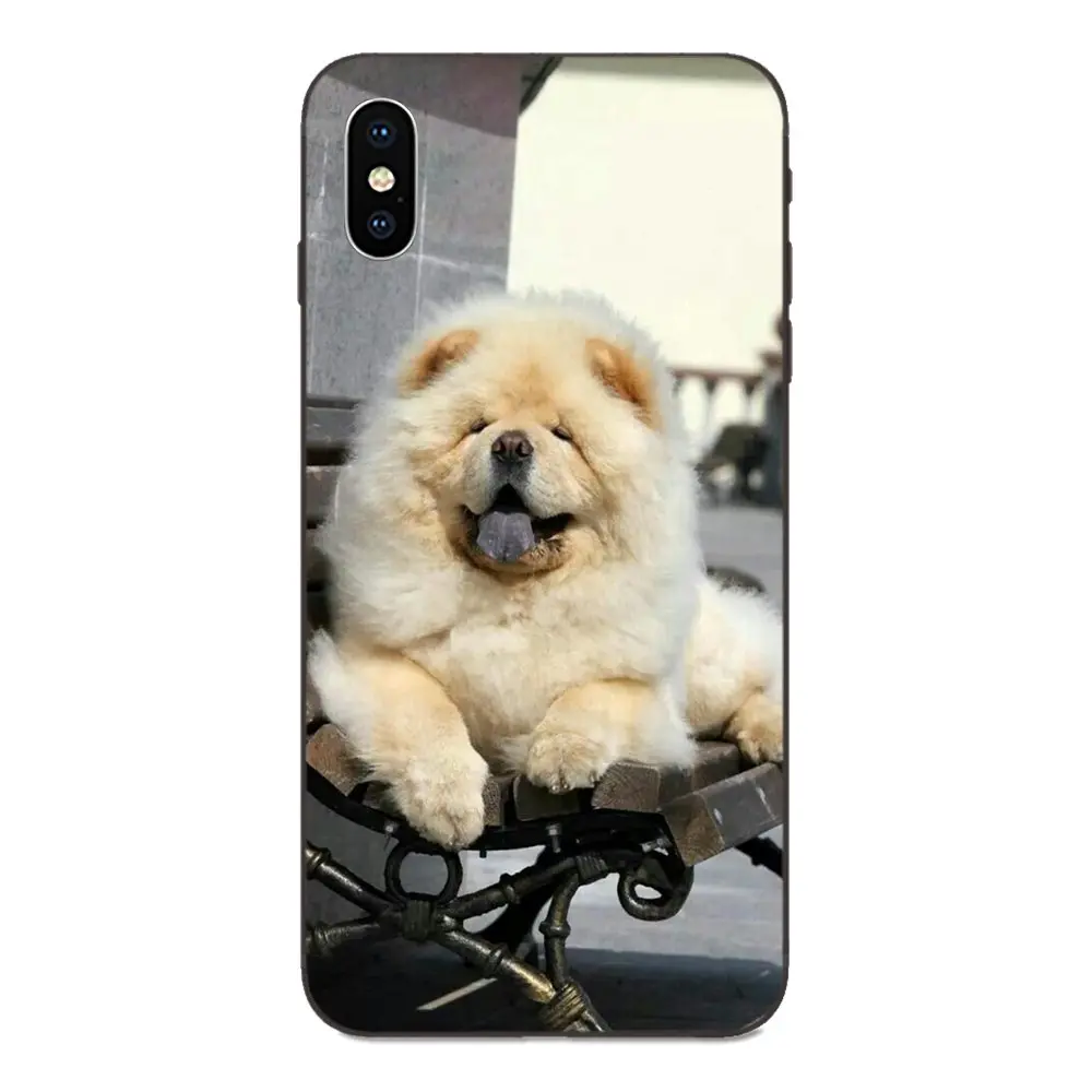 Мягкий чехол Chow Puppy для Apple iPhone 4 4S 5 5S SE 6 6S 7 8 Plus X XS Max XR|Чехлы-накладки| |