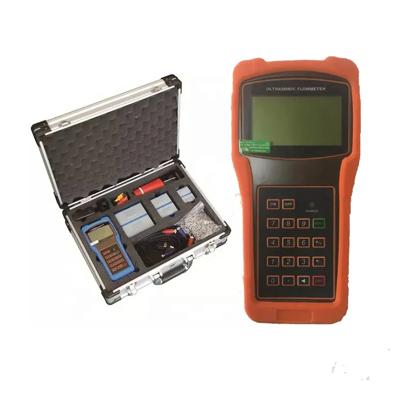 

Doppler Ultrasonic Flowmeter Portable Handheld Flow Monitor Meter