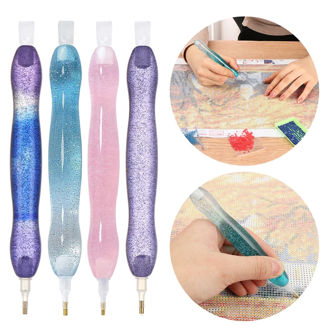 Diamond Painting Pen, Ergonomic Resin Diamond Art Pen with Diamond Painting  Tools and Accessories, Drill Pen Sticky Pen for 5D Diamond Handmade 