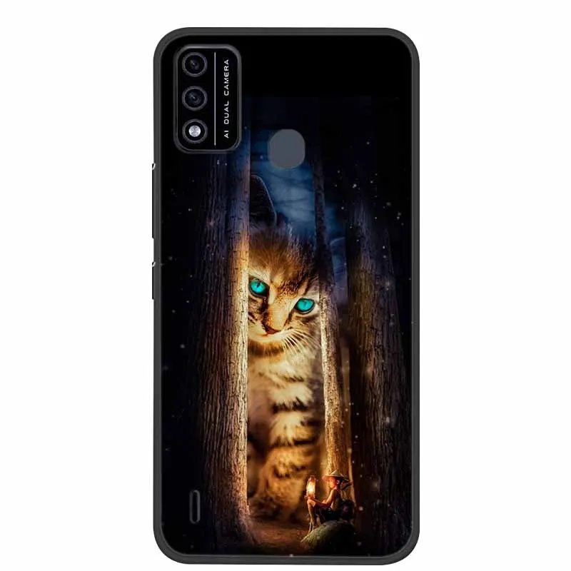 For Itel A48 Case Soft Silicone Cool Cartoon Case For Itel A48 Back Cover for ITEL A 48 Cases Fashion TPU Phone Fundas New Capa phone pouch for running Cases & Covers