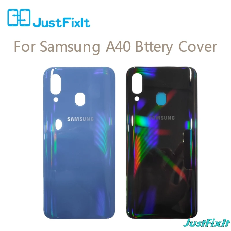 Для SAMSUNG Galaxy A40 SM-A405F A405 A405F задняя крышка батарейного отсека задняя стеклянная крышка Корпус чехол Замена батарейного отсека