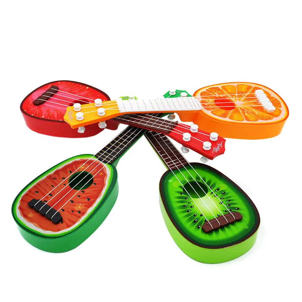 Kuulee Easy Fun мини-укулеле гитары-фрукты музыкальный инструмент игрушка высокое качество Детские интересные игрушки