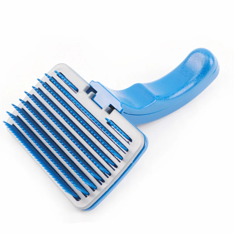 Уход за домашними животными, уход за собаками, пластиковая автоматическая щетка для стрижки собак, товары для домашних животных, товары для собак, удаление волос в один клик
