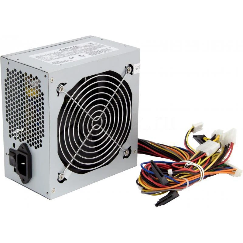 Блок питания LinkWorld ATX 500W LW6-500W(24+4pin) 120mm fan 3xSATA RTL