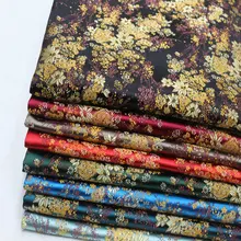 Китайское Кукольное платье Чонсам монгольское платье фабричная ткань ТВ атласное материальное Украшение Diy жаккардовая парча ткань