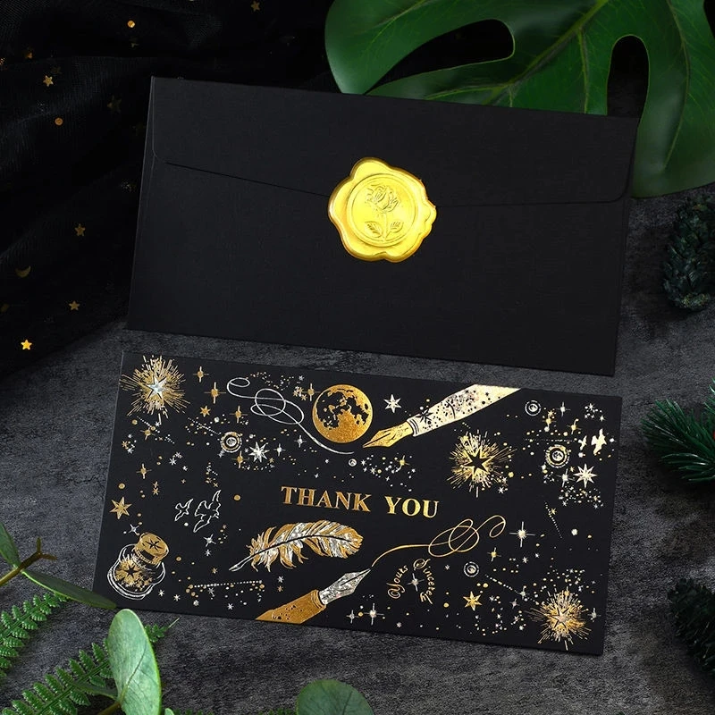 High-end DIY Rose Christmas Thanksgiving Blessing Thank You Card Envelope with Thanks Fire Paint Stamp Birthday Card tvstick iatv q3 tv stick fire 2gb 16gb android10 0 stick with bt voice remote support 5g wifi bt ip tv streaming media player