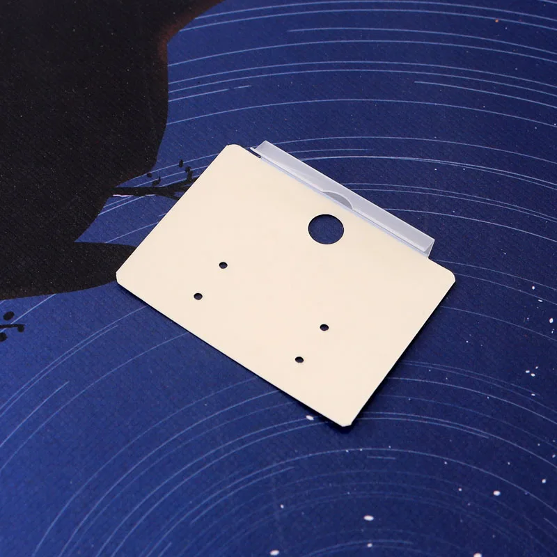 100PCS 3.3x4.5cm Plastic+Paper earring card custom logo cost extra Jewelry Display packing Card New Arrived Wholesale