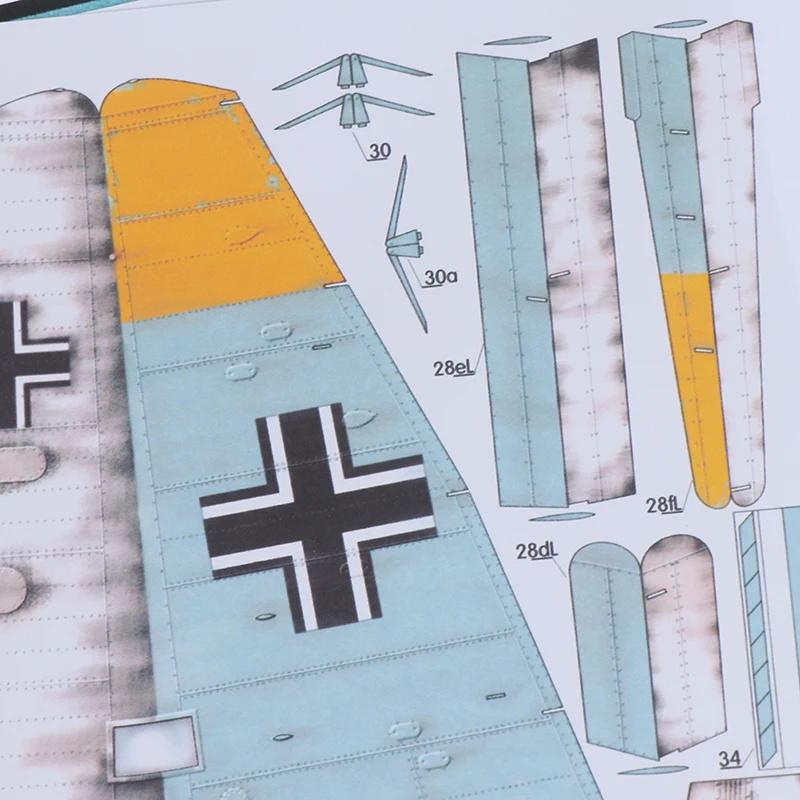 Горячая 1:33, немецкая Ju-87 модель бомбардировщика, модель самолета, 3D бумажная модель, космическая библиотечная бумага, картонный домик для детей, бумажные игрушки