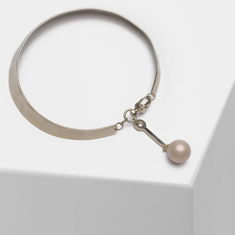 

Amorita boutique Pearl pendant design retro necklace