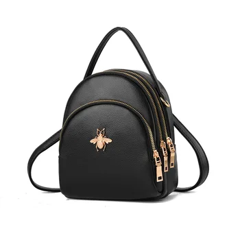 

Portable Small Bag Female New Luxury Handbags Women Bags Designer All-match Female Bag Soft Leather Mini Backpack Shoulder Bag