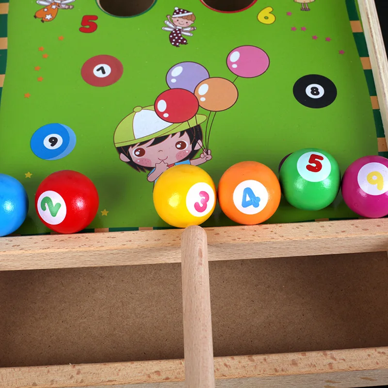 

Children Mini Billiards xiao tai qiu Focus Training Toy Baby Ball Toys 1-3 Years Old Children's Ball Non-toxic