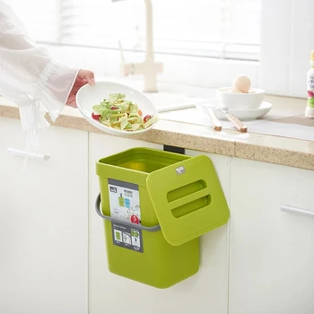 

Creative kitchen hanging garbage can kitchen toilet bathroom household cabinet door wall hanging garbage can