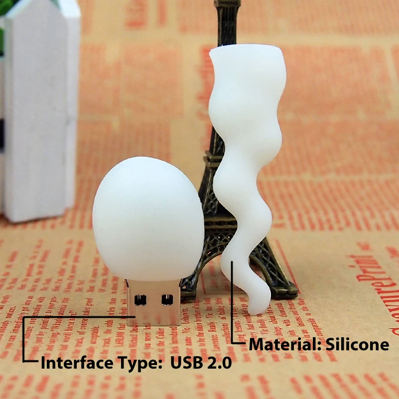 Мини Tadpole USB флеш накопитель карта памяти Animado Детские флешки подарки 4 ГБ 8 16 32 64 2