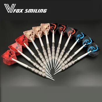 

Fox Smiling 3PCS 18g 15cm Professional Darts Soft Tip Darts Electronic Darts With Nice Pattern Flights New