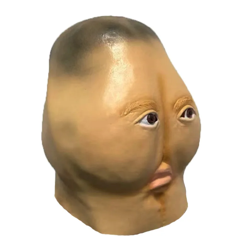 Латексная Маска на голову для взрослых опора косплея аксессуары костюмированной