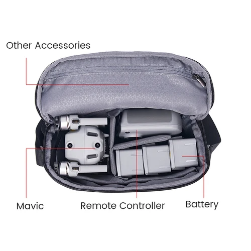 DJI Air 2S/Mini3/Mini2 용 휴대용 케이스, 범용 숄더백, 여행용 보관함, DJI Mini 4 Pro 드론 배낭 액세서리 4