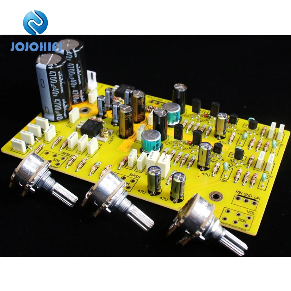 2SA992/2SC1845 LM317/337 B647/D667 DIY KITS/Finished Board Fully Discrete HIFI Tone Pre Pre-amplifier Board Base on NAD NAD3020