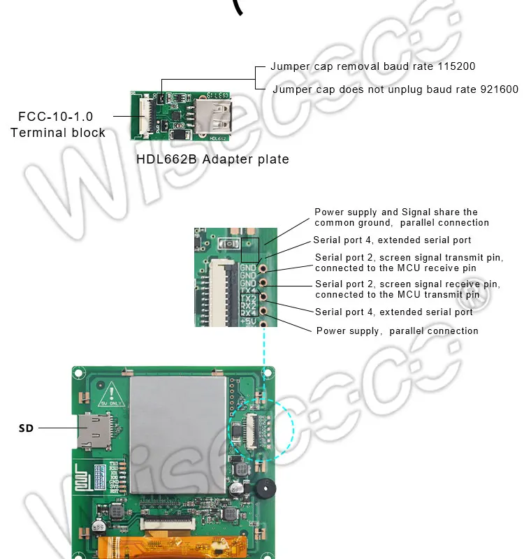 Wisecoco 4,1 дюймов 720*720 ЖК-экран дисплей с сенсорной функцией поддержка подключения компьютера