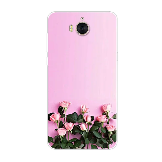 Для huawei Y6 Чехол Мягкий ТПУ силиконовый чехол для huawei Y5 чехол Nova Young чехол s Y 5 6 гранит мрамор кожа Fundas - Цвет: 48