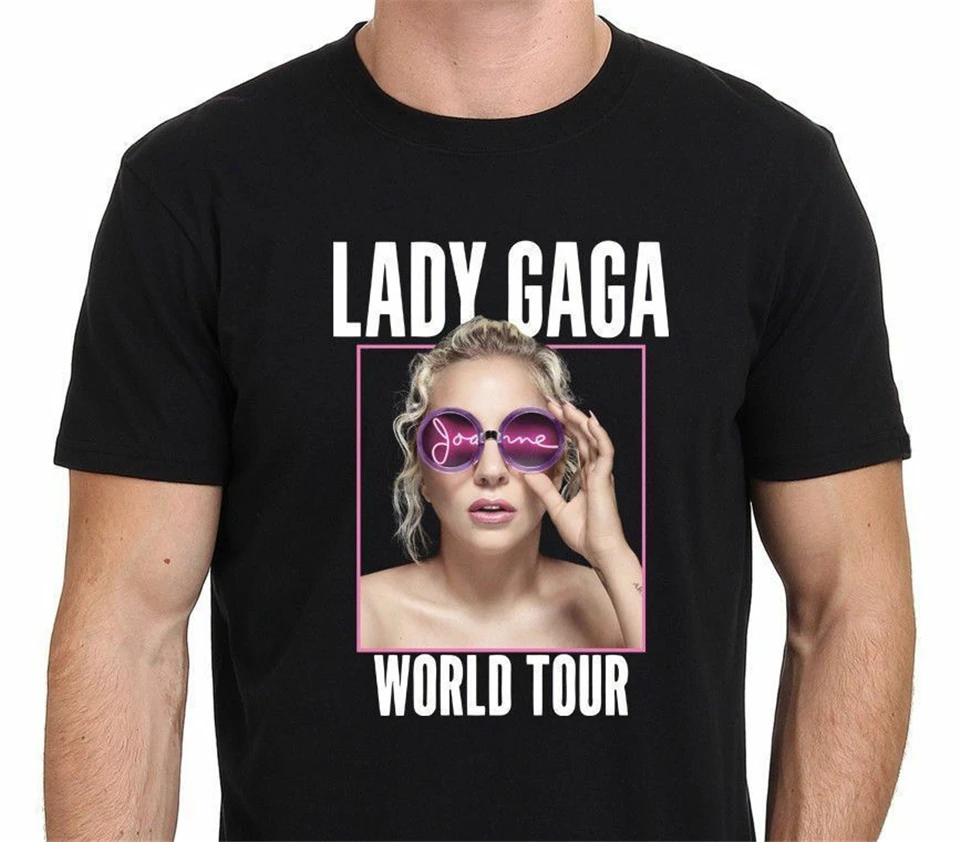 Женская футболка с логотипом Joanne World Tour для спортзала 2019 |