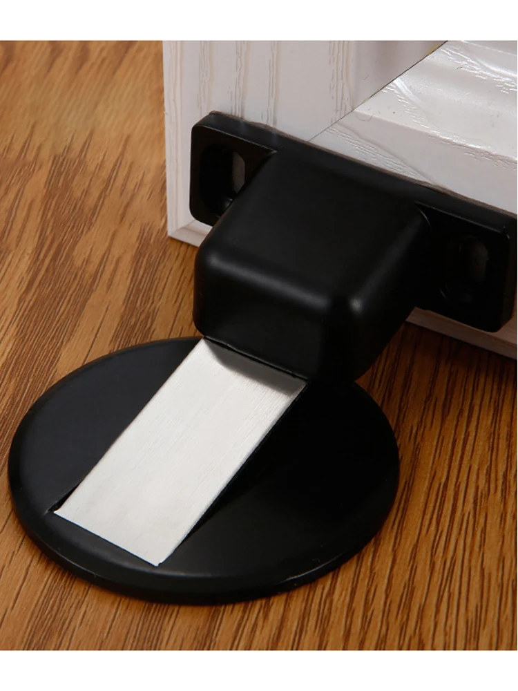 

Stainless Steel Rubber Magnetic Door Stopper Anti-collision Door Top Touch Glass Door Rubber Stopper Magnetic Doors Suction