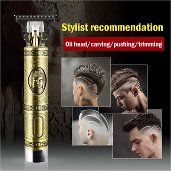 

NEW Professional Hair Clippers Barber Haircut Sculpture Cutter Rechargeable Trimmer Cordless Edge Razor For Men Hot Sale