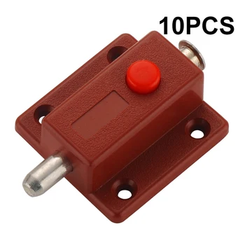 

10Pcs Door Latches Door Window Lock Sliding Closet Box Home Security Bolt DIY
