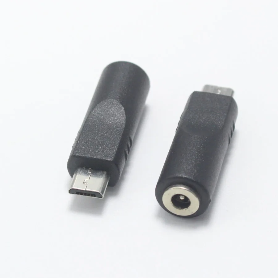 Tanio 3.5*1.1mm żeńskie gniazdo na Micro USB męski wtyk DC