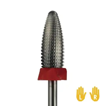 

Typhoon Drill Bit, 2 Way, Size Fine -F, Fast Remove Acrylic or Gel Nails, Nail Drill Bit for Electric Manicure Machine