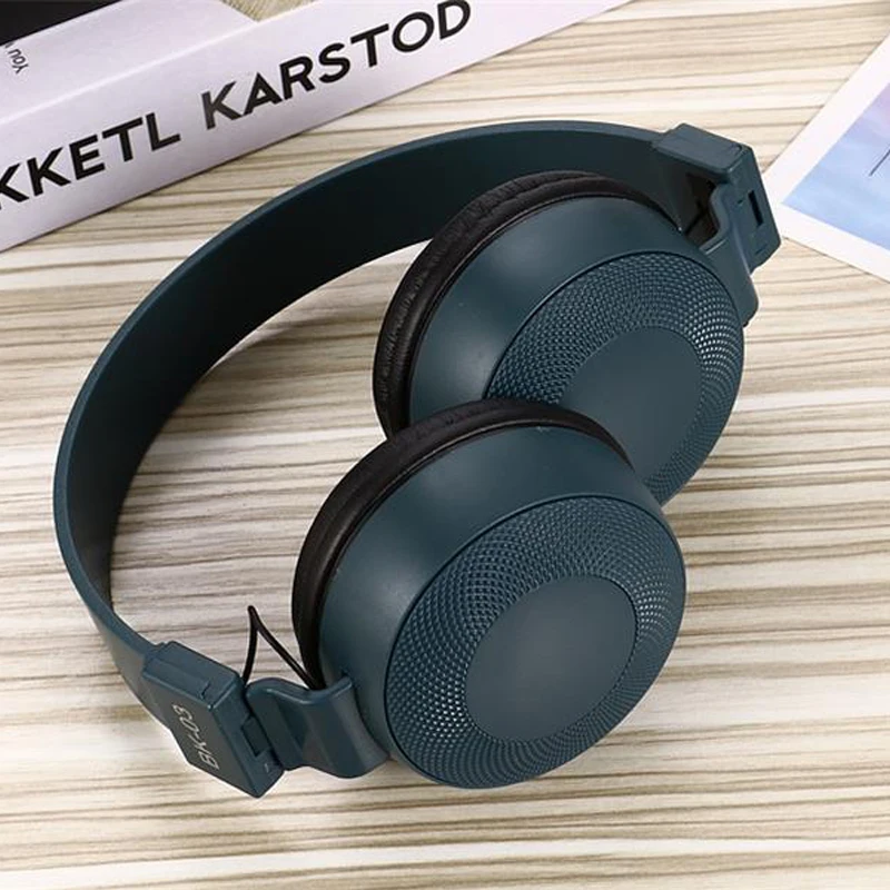 BK 03 F Sporting Headset oldable Headphones With Mic Gaming Sporting Headset Wired Cord Stereo MP3 Headphone For ipad Xiaomi