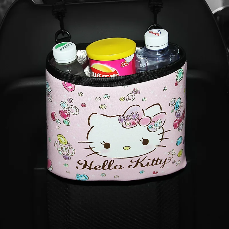 Универсальный автомобильный Мусорный Мешок Kitty Cat органайзер для автомобильного