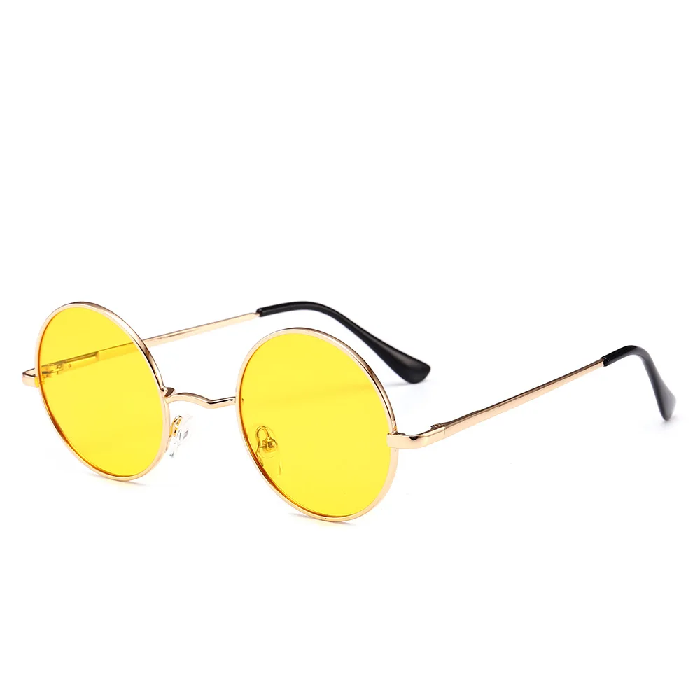8831 gold yellow Новинка, поляризованные солнцезащитные очки, классические, фирменный дизайн, мужские, женские, металлические, круглые, солнцезащитные очки, очки для вождения, Gafas, UV400 - Цвет линз: 8831 gold yellow