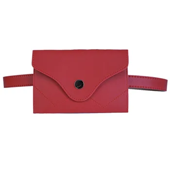 

2020 Women Casual Phone belt bag Women Fashion Mini Leather Waist Bag Outdoor Sport Solid Hasp Chest Bag