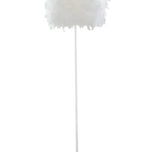 Белый вертикальный напольный светильник с кристаллами и перьями для гостиной, кабинета, спальни, прикроватной тумбочки, настольная лампа, косметологический светильник