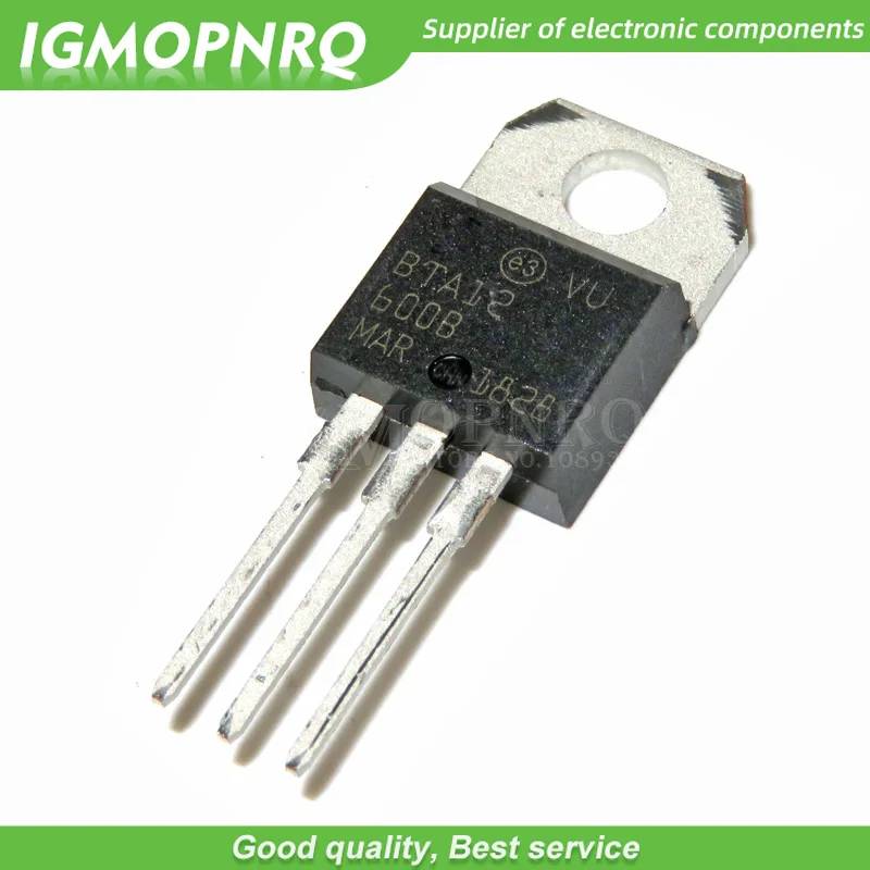 Новые оригинальные Триаки BTA12 20 шт. BTA12-600B 12 ампер 600 вольт в-220 BTA12-600 | Электронные