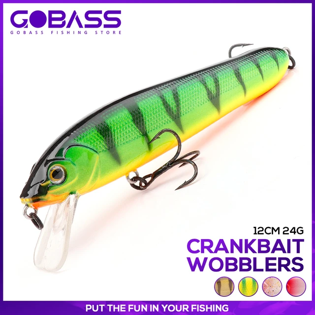 GOBASS Crankbait Wobblers For Fishing Lures Free Shipping