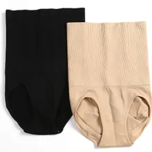 Женские трусы с высокой талией, бесшовные трусы для коррекции фигуры, Утягивающие трусики для живота, женское нижнее белье