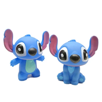 

10cm Stitch Disney Cartoon Anime Figure Vinyl Toy Doll Keychain Pendant Backpack Accessories Creative Gift