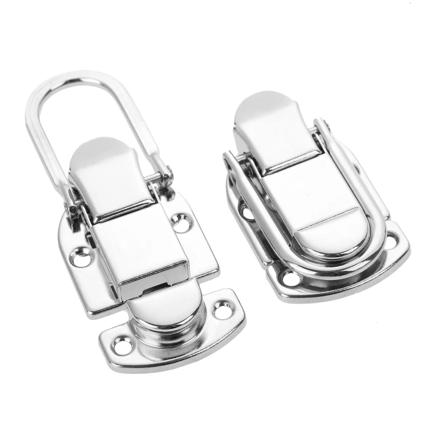 

DRELD 1Pc Luggage Air Boxes Toggle Latch Hasp Guitar Musical Flight Case Button Knot Closure Latch For Wooden Boxes 34*59mm