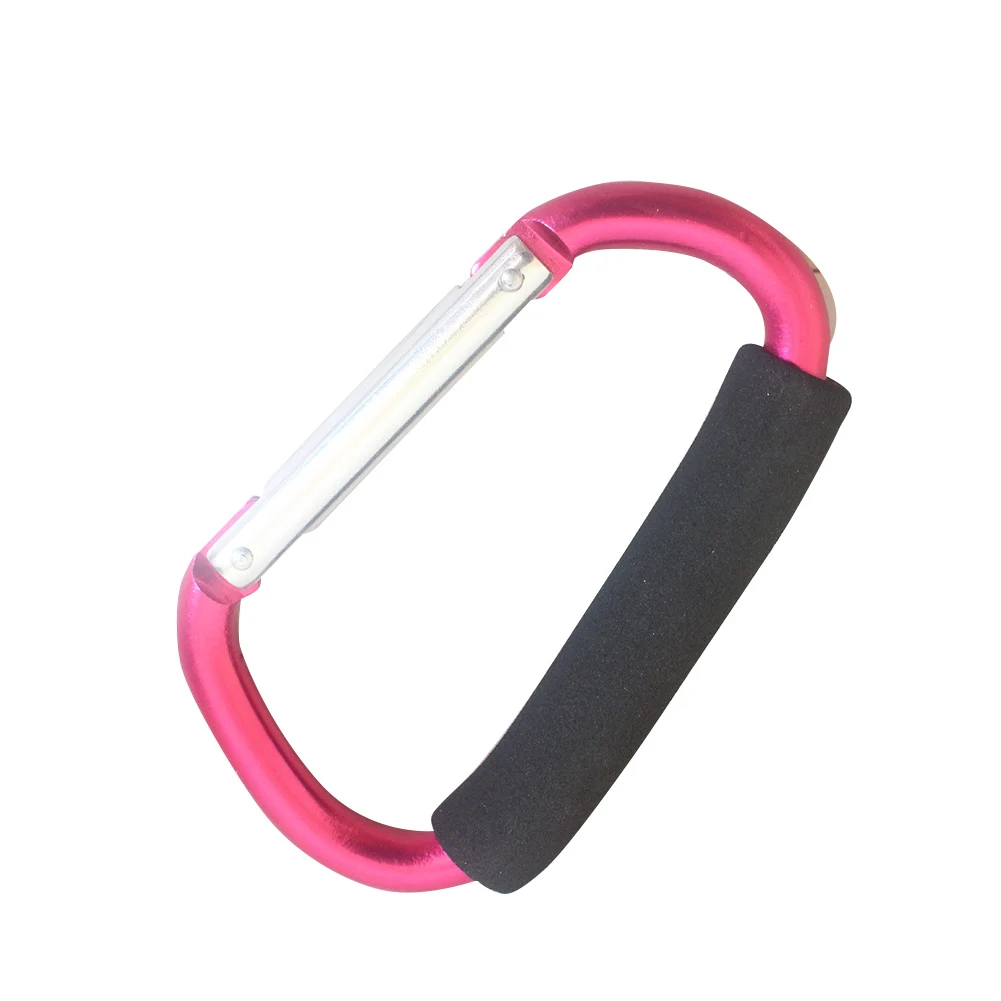 3pcs Organizer Outdoor Purse Hanger Mommy Clip Multi Purpose D Shape Durable Shopping Carabiner Stroller Hooks Heavy Duty