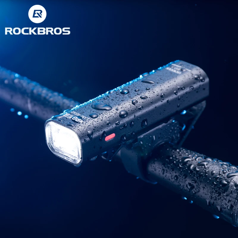 ROCKBROS велосипедный светильник светодиодный MTB передний светильник USB Перезаряжаемый велосипедный головной светильник алюминиевый портативный велосипедный светильник вспышка светильник велосипедный светильник