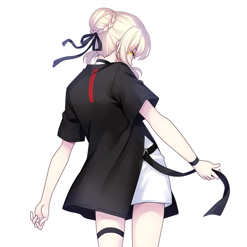 Аниме Fate/stay night FGO фигурка Косплей Ложные 2 шт. Футболка короткий рукав Футболка для мужчин и женщин Летняя футболка модный топ