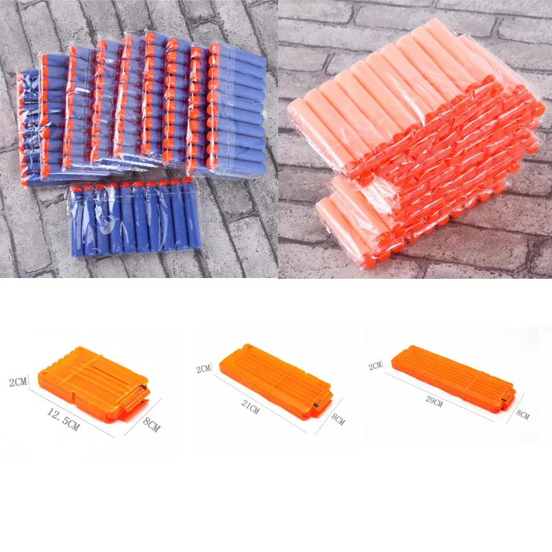 Мягкий пулевидный зажим 6-18 оранжевый перегрузочный для магазина Nerf круглые