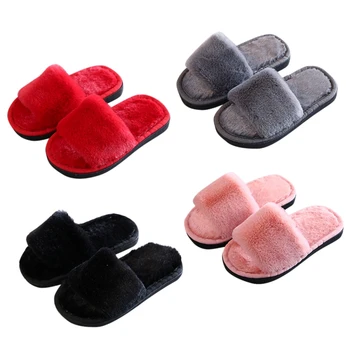 

Winter 3-8T Children Kids Shoes Cotton Slippers Boys And Girls Coral Fleece Warm Home Indoor Shoes k